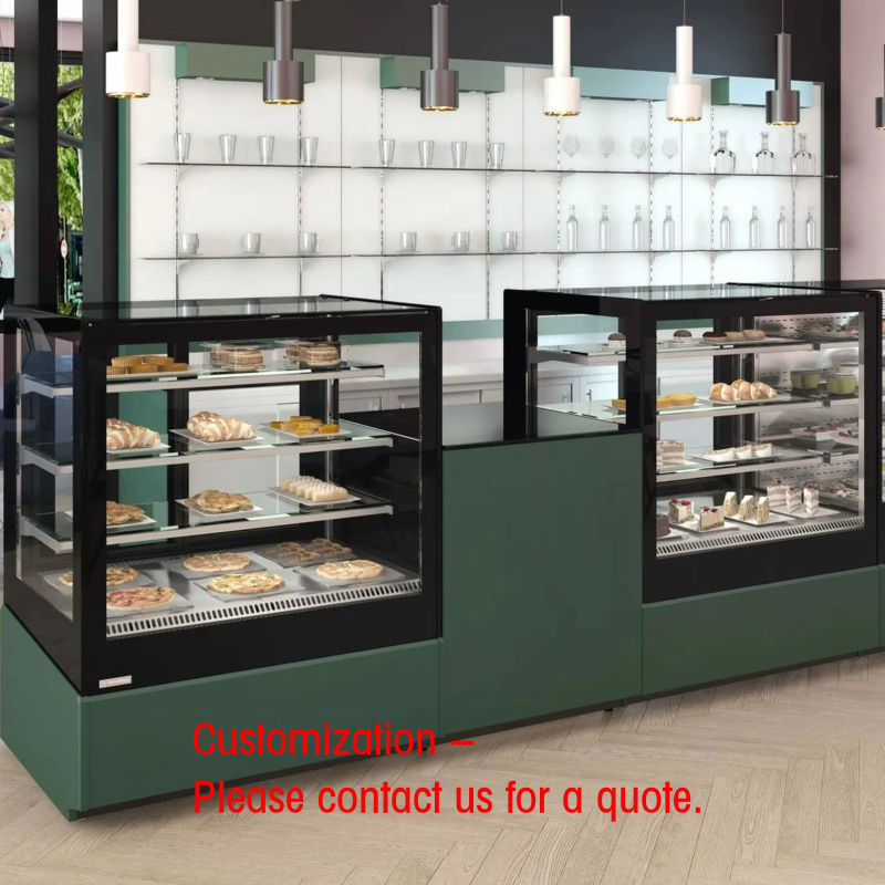 Refrigerated Display Case - Çift Katmanlı Temperli Camlı Ekmek Soğutucu