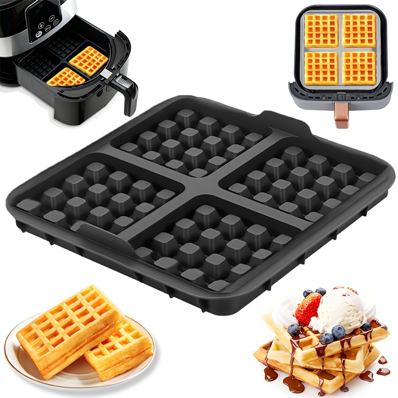 Commercial Kitchen Pans - Kare Waffle Kalıbı, Air Fryer için