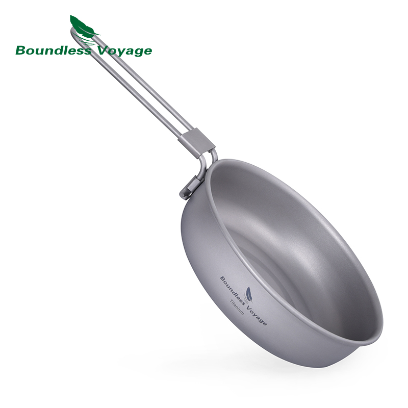 Commercial Kitchen Pans - Sınırsız Voyage Ultra hafif titanyum kızartma