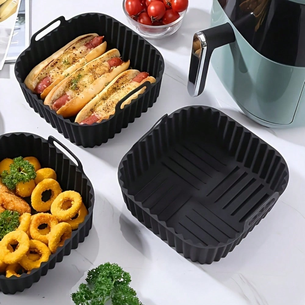 Commercial Kitchen Pans - 1 adet Yeniden Kullanılabilir Silikon Air