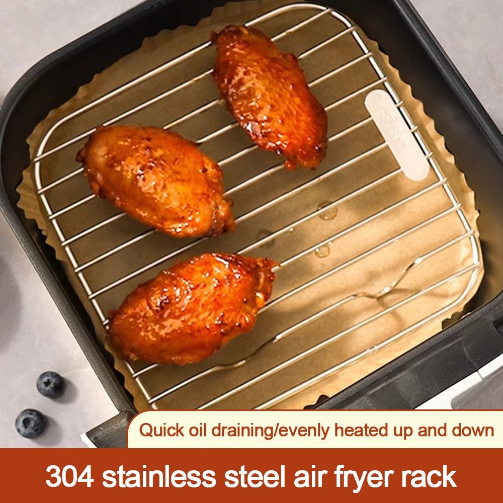 Commercial Kitchen Pans - Yuvarlak Kare Pişirme Rafı Ayaklı 304