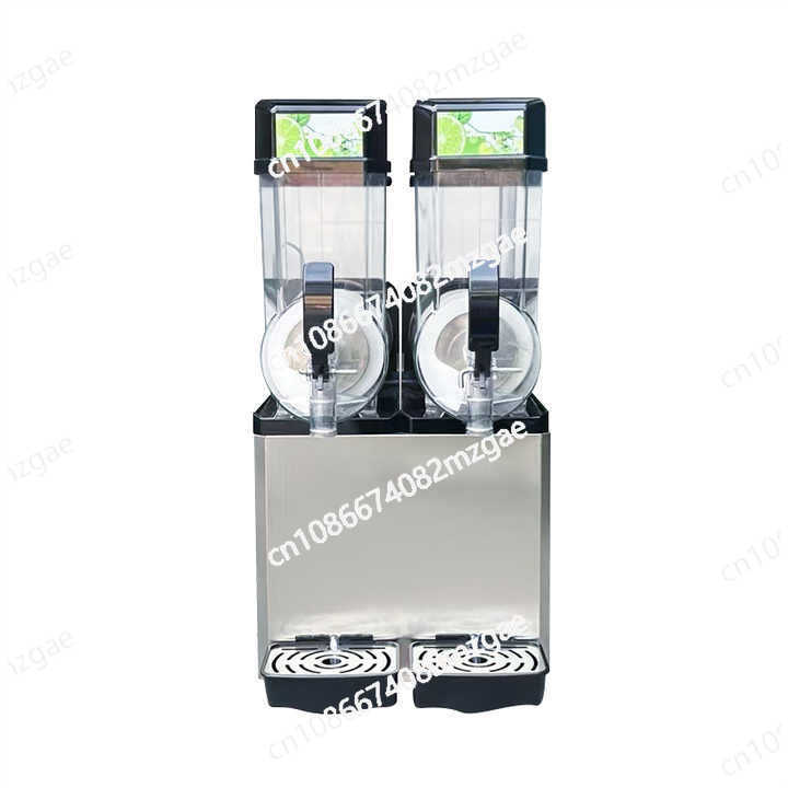 Slushy Machine - 2 Tanklı 15L Smoothie Makinesi, Slushy