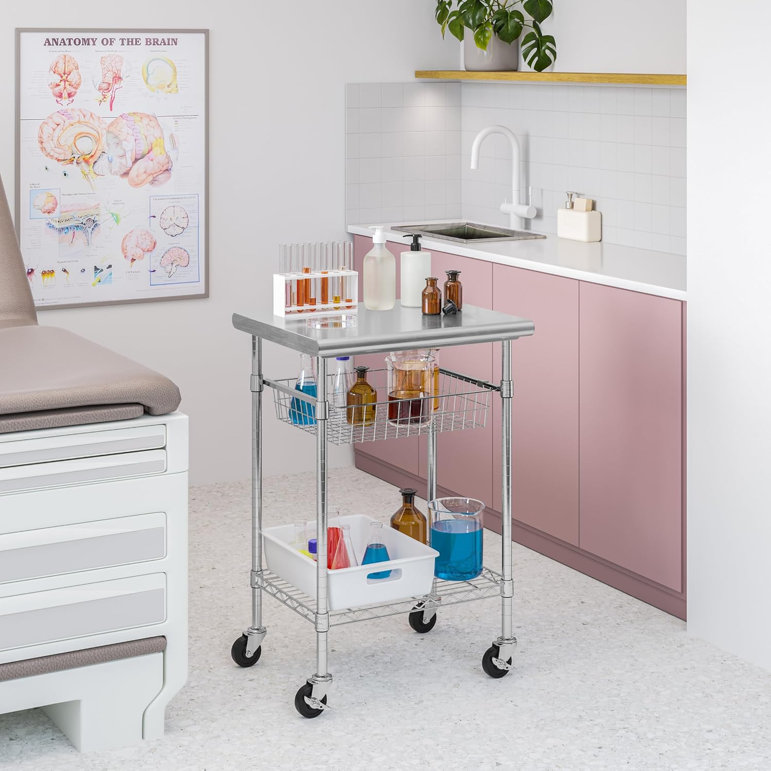Paslanmaz Çelik Ticari Yemek H - Commercial Kitchen On Wheels incelemesi ve fiyatı