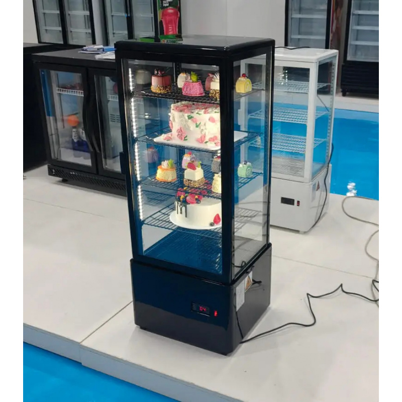 Dik Cam 360 °   Soğutmalı Past - Refrigerated Display Case incelemesi ve fiyatı