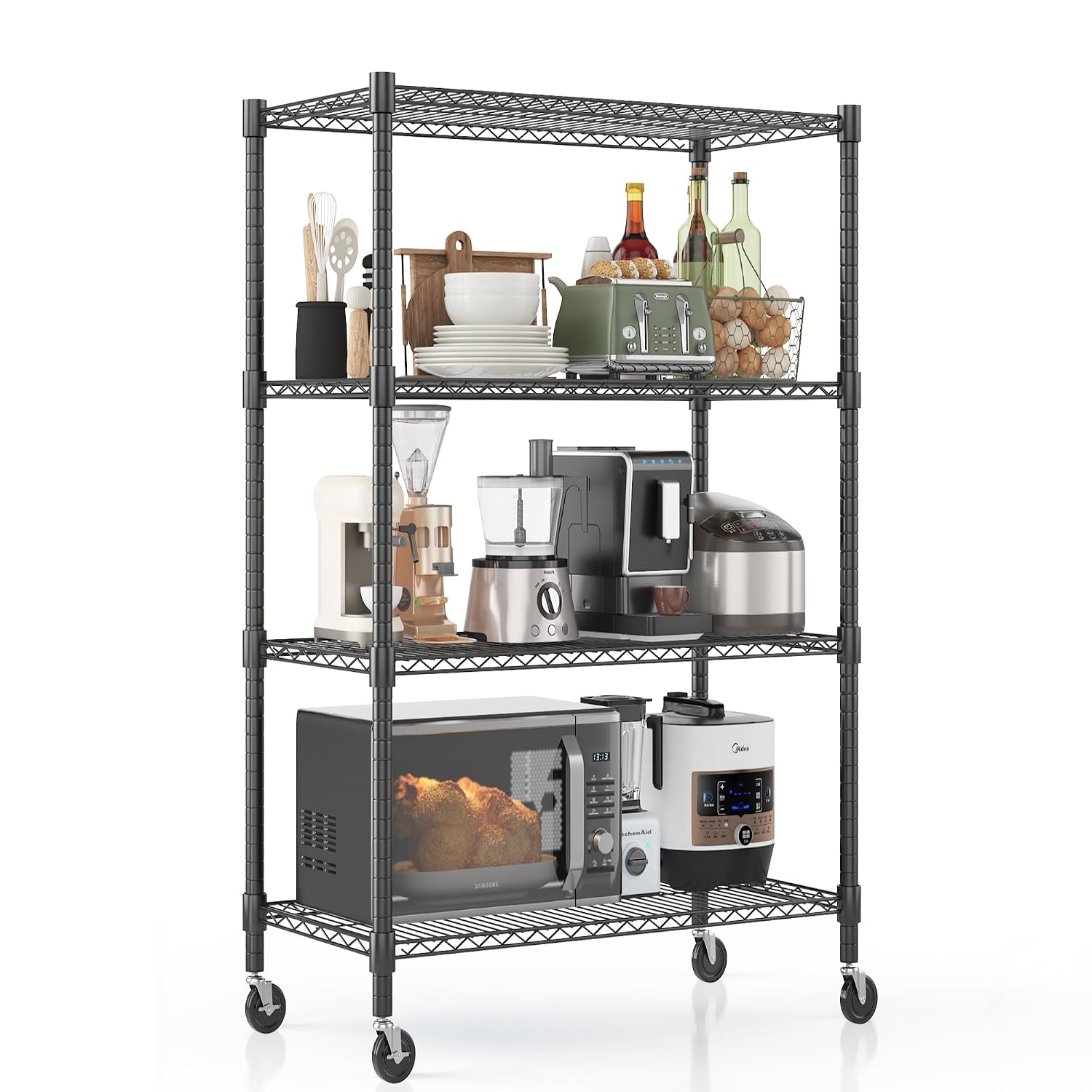 Tekerlekli 4 Katmanlı Ayarlana - Commercial Kitchen On Wheels incelemesi ve fiyatı