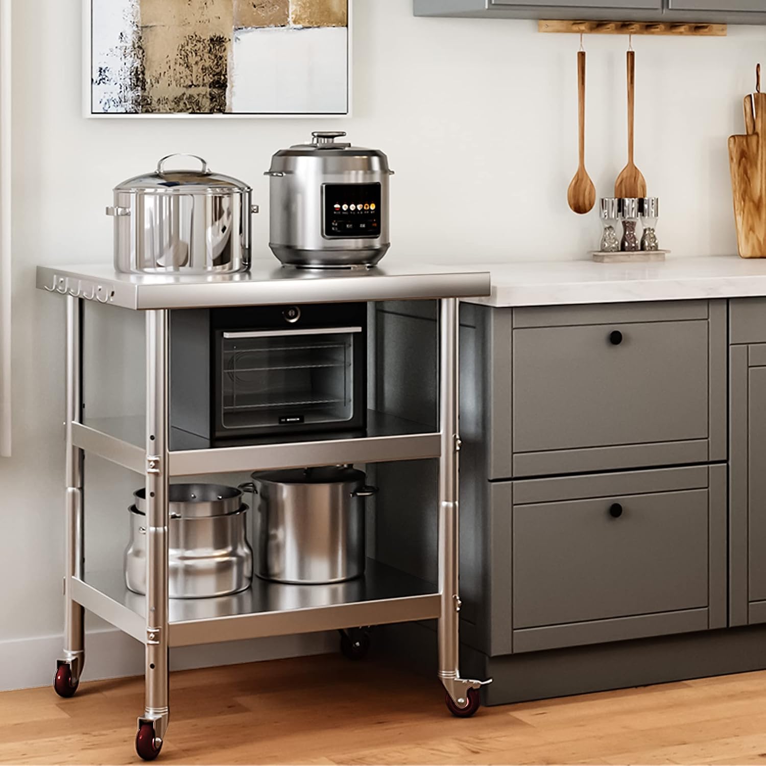 Paslanmaz Çelik Yemek Hazırlık - Commercial Kitchen On Wheels incelemesi ve fiyatı