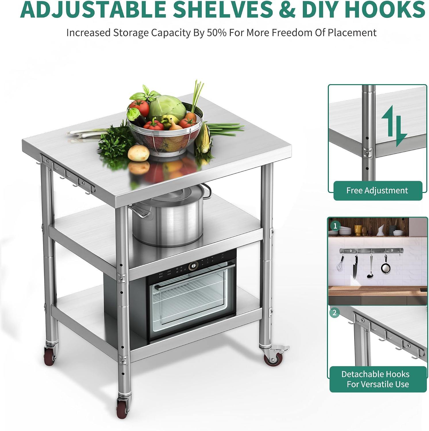 Paslanmaz Çelik Yemek Hazırlık - Commercial Kitchen On Wheels incelemesi ve fiyatı