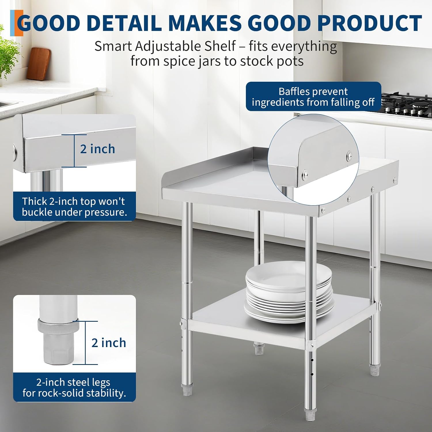 Tacleekii 36 inç 48 inç Paslan - Commercial Kitchen Backsplash incelemesi ve fiyatı