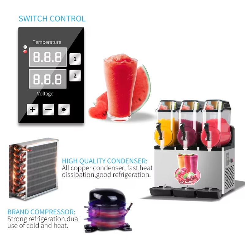 Otomatik Ticari Slushy Makines - Slushy Machine incelemesi ve fiyatı