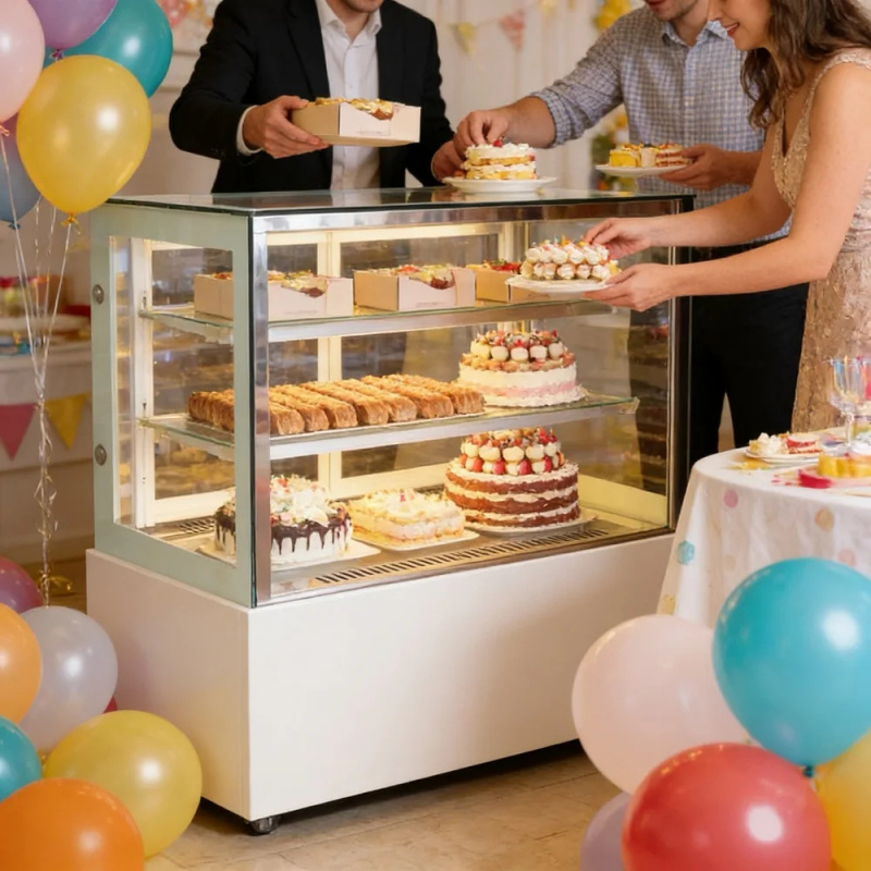Özel Tasarım Dik Açılı Camlı P - Refrigerated Display Case incelemesi ve fiyatı